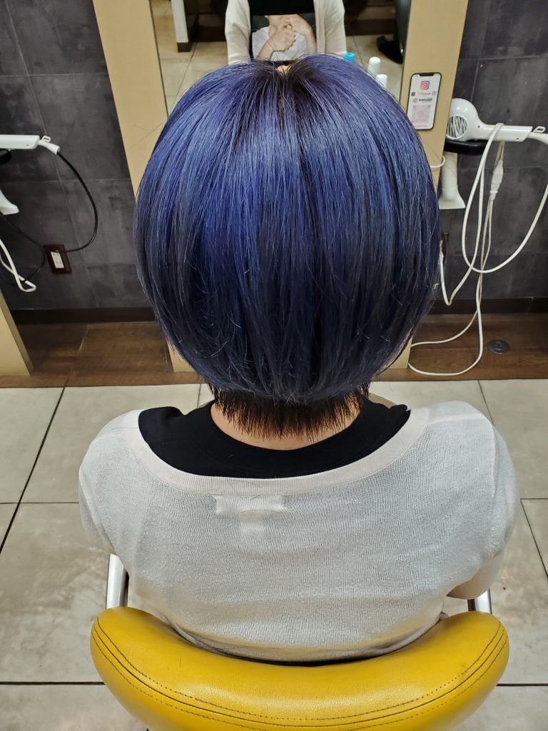 ショートスタイル×スライシングカラー