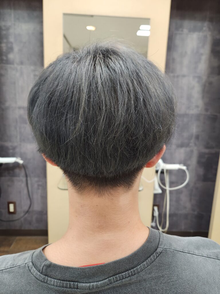 シルバーグレー×マッシュ