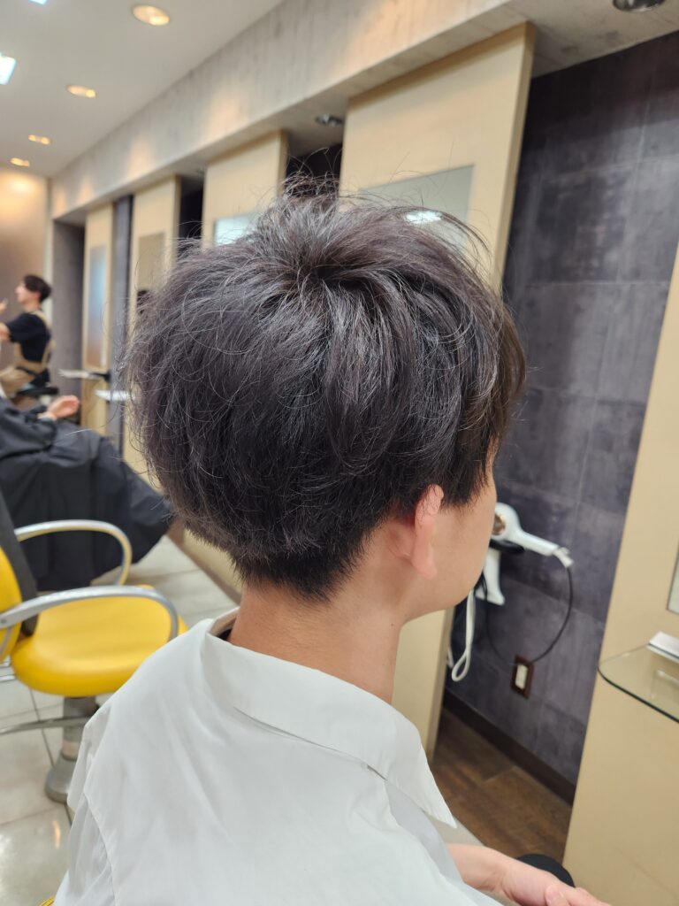 マッシュ×ゆるカール