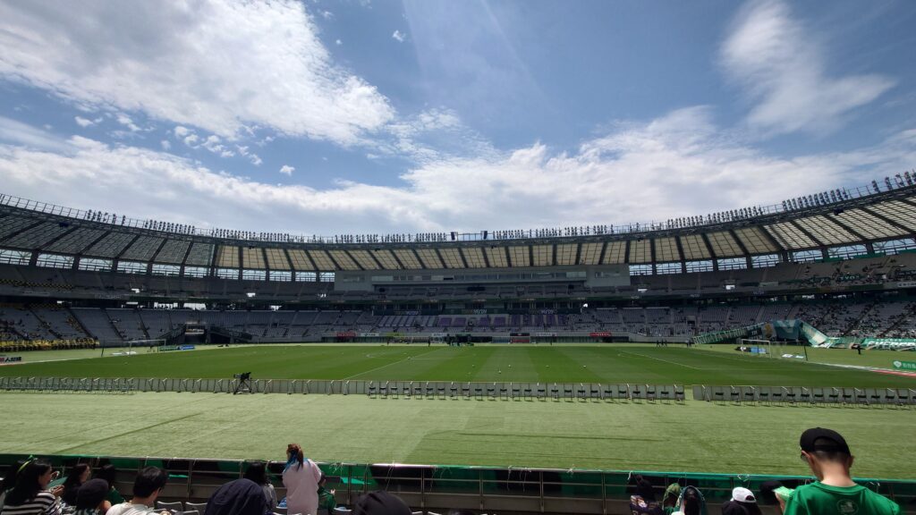 *サッカー観戦*