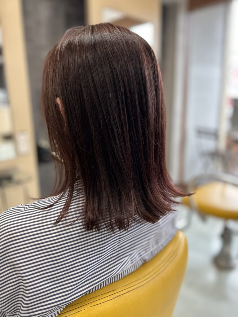 ヘアカラー ベリーピンク